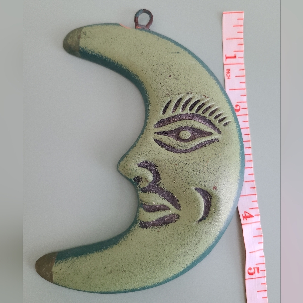 Terracotta Sun and Moon Wall Decor - Picture 12 of 13